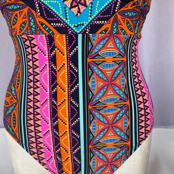 Hobie Treasure Strapless One Piece Swimsuit Junior's Sz M - Picture 8 of 16